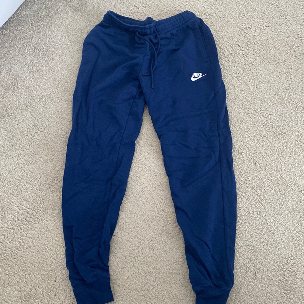 navy nike sweatpants